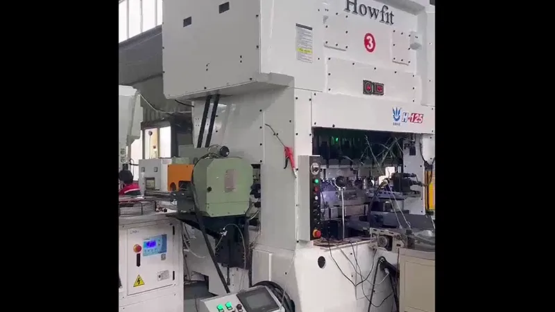 H-125T para estampado de laminación de rotores y estatores – Hunan, China