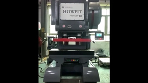 Prueba de funcionamiento de la prensa de bastidor en C HCW-65E